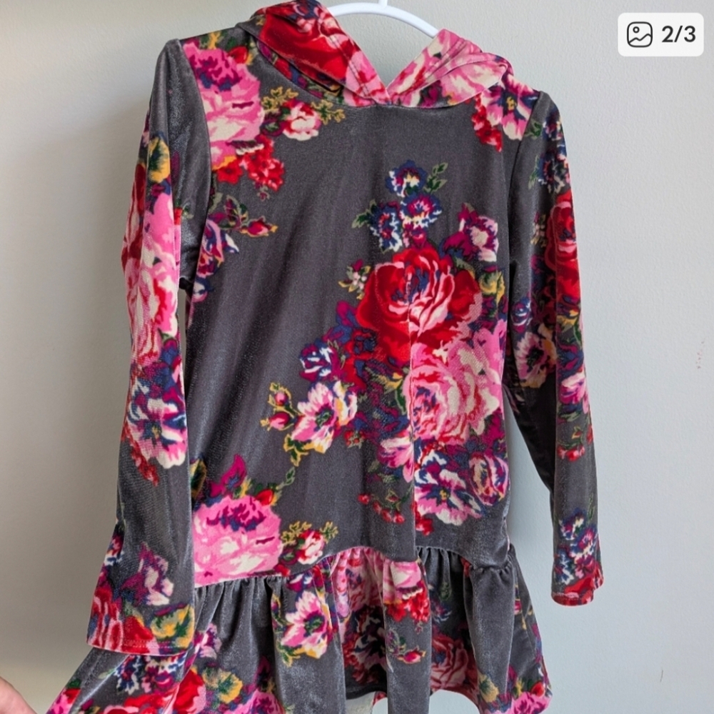 Monsoon Hooded Dress With Pockets